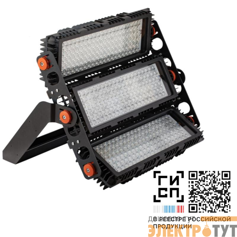 Светильник светодиодный "Фортиус" LED-500-Wide (1/740/RAL9005/D/0/IHBS/GEN1) GALAD 18810