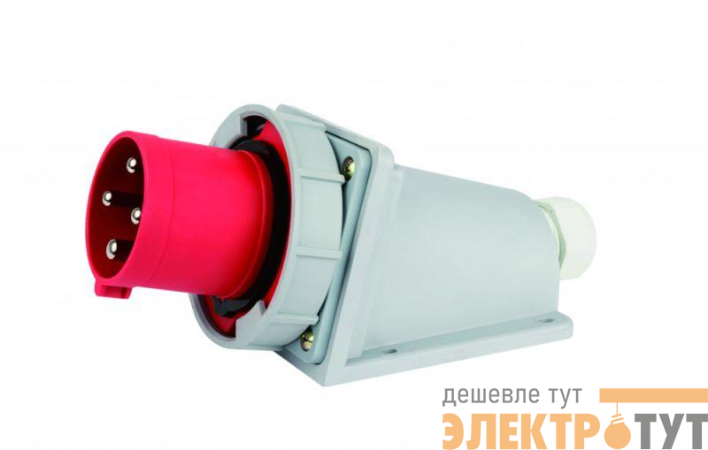 Вилка стационарная 3Р+РЕ 125А 380В IP67 ВС-103 DEKraft 26170DEK