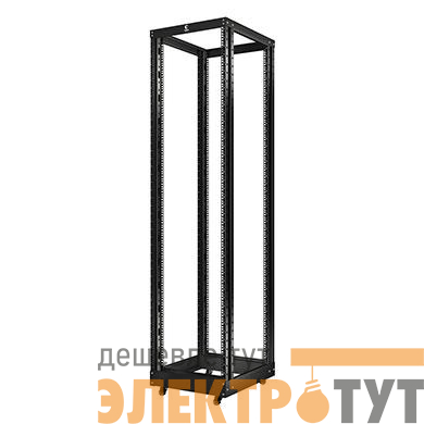 Стойка серверная открытая 19дюйм 42U RA-42U-1000-BK черн. Cabeus 10160c