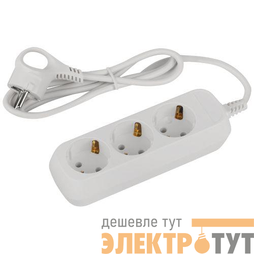 Удлинитель 3х1.5м с заземл. ПВС 3х0.75 UDL-10-315-E Greenline Эра Б0064897