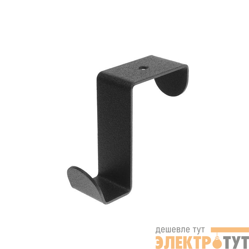 Держатель для хранения одежды в стиле лофт крепление на дверь 3 штуки черн. Rexant 38-0711