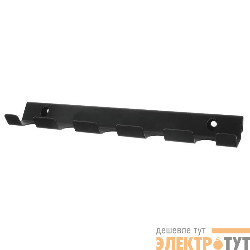 Держатель-органайзер для хранения садового инвентаря на пять предметов настенный черн. Rexant 38-0647