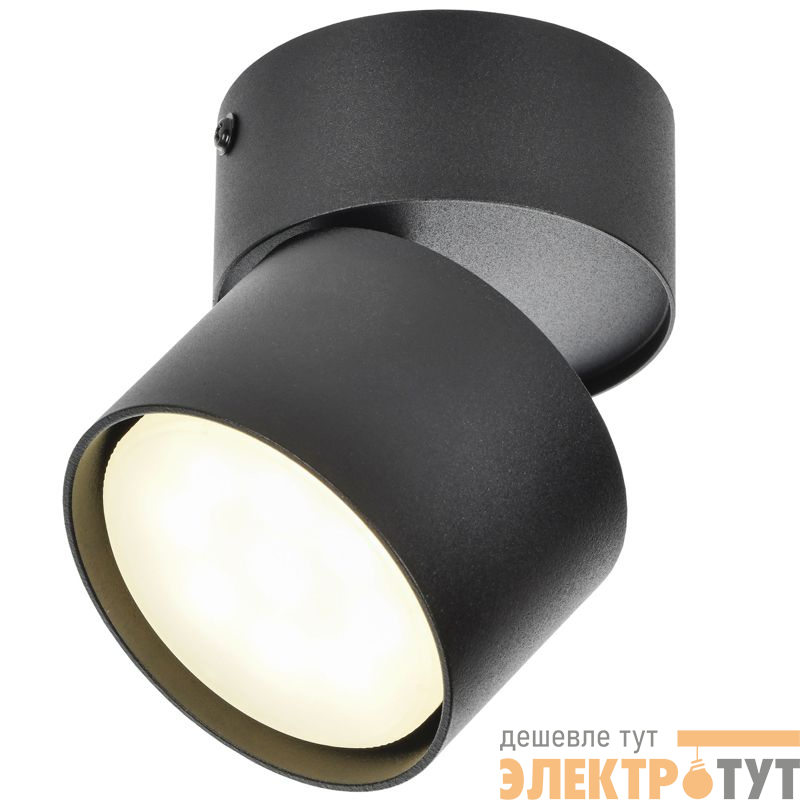 Светильник 4040 GX53 настенно-потолочный черн. IEK LT-USB0-4040-GX53-1-K02