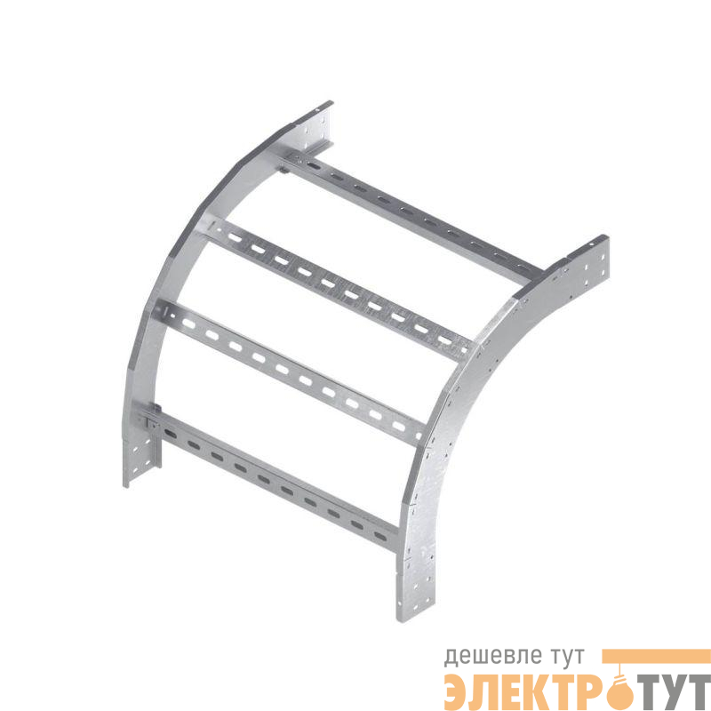 Угол для лотка вертикальный внешний 90град. 300х100 R600 в компл. с крепежн. элемент. гор. оцинк. DKC LO1630KHDZ