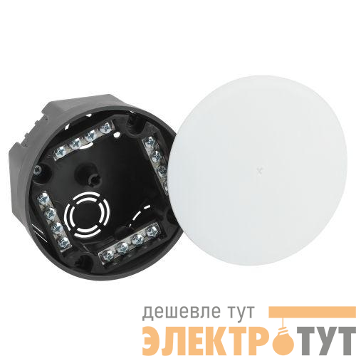 Коробка распаячная 103х50мм для твердых стен клеммник крышка IP42 KRT-k-103-50 Эра Б0057232
