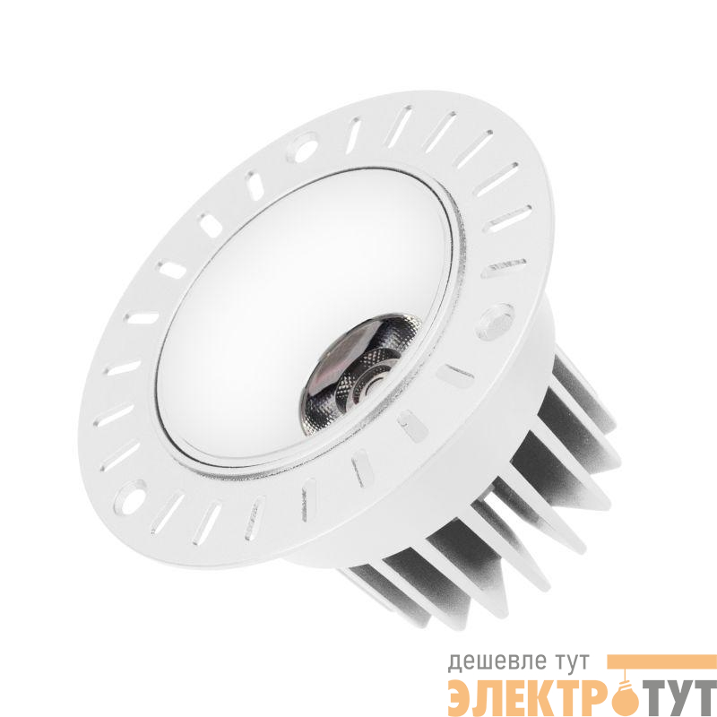 Светильник светодиодный MS-ATLAS-TRIMLESS-R70-12W Warm3000 (WH 32 deg 230В) IP20 металл Arlight 037056(1)