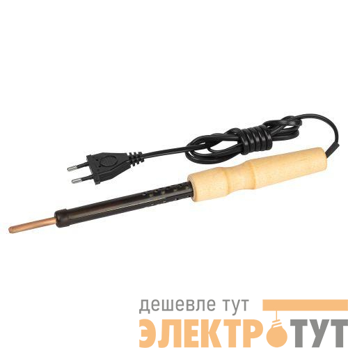 Паяльник ЭПЦН с деревянной рукояткой 230В 65Вт Россия Эра Б0061032