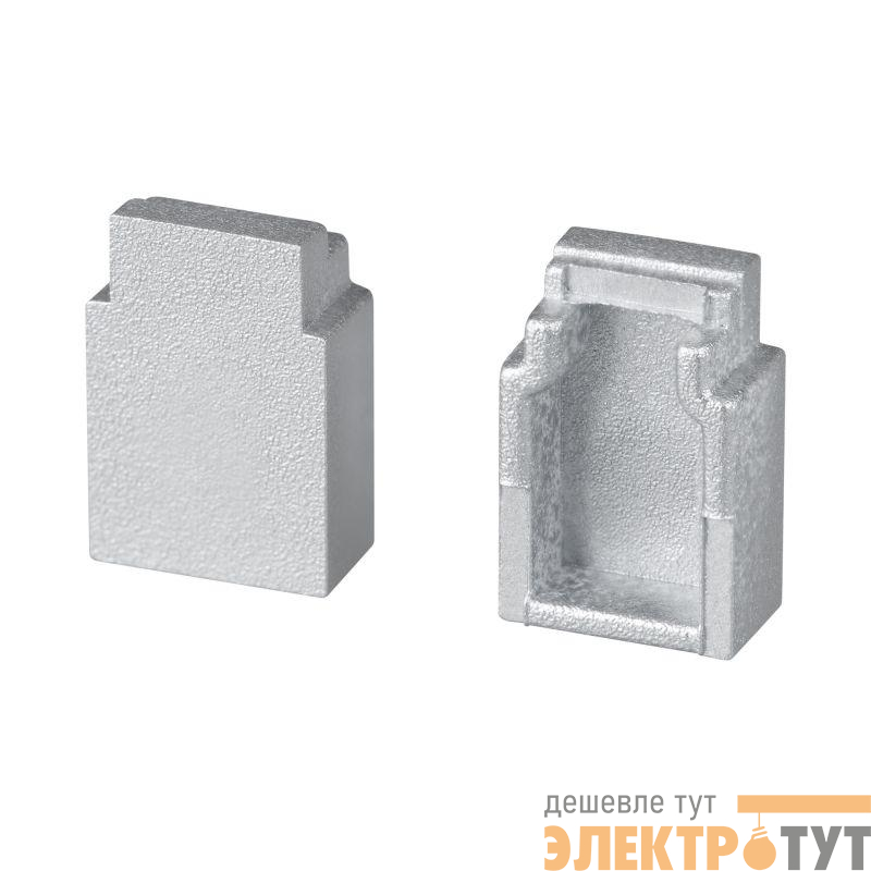 Заглушка WALL-FANTOM-BENT-W10-SIDE глухая пластик (комплект) Arlight 043909