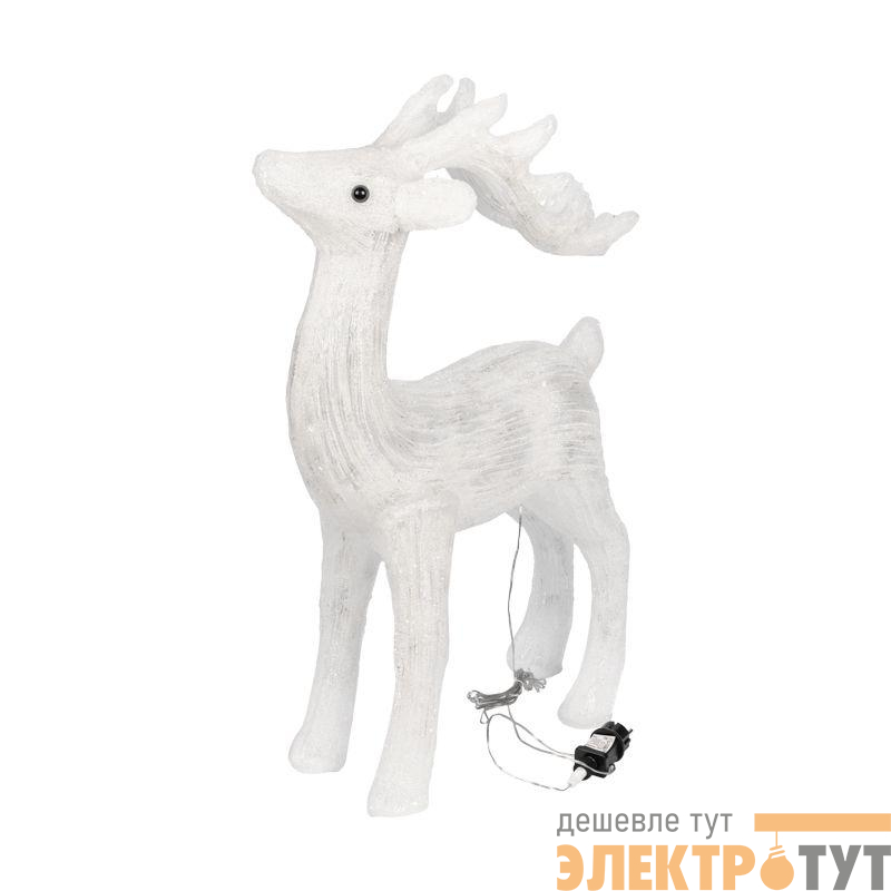 Фигура светодиодная акриловая "Олень" 50х25х75см 5Вт IP65 понижающ. трансф. в компл. Neon-Night 513-280