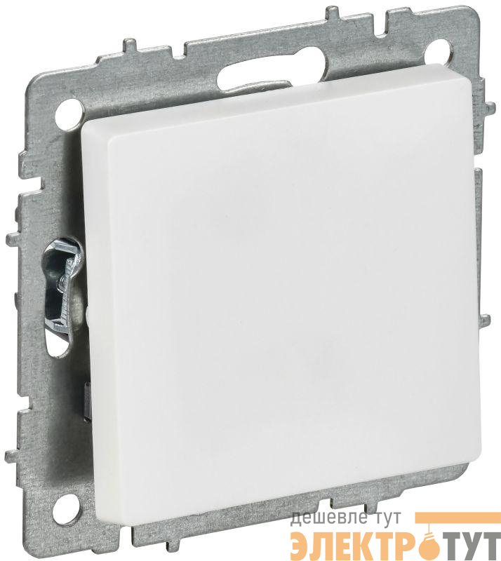 Выключатель 1-кл. СП BRITE ВС10-1-0-БрАБ 10А механизм арктич. бел. IEK BR-V10-0-10-K91