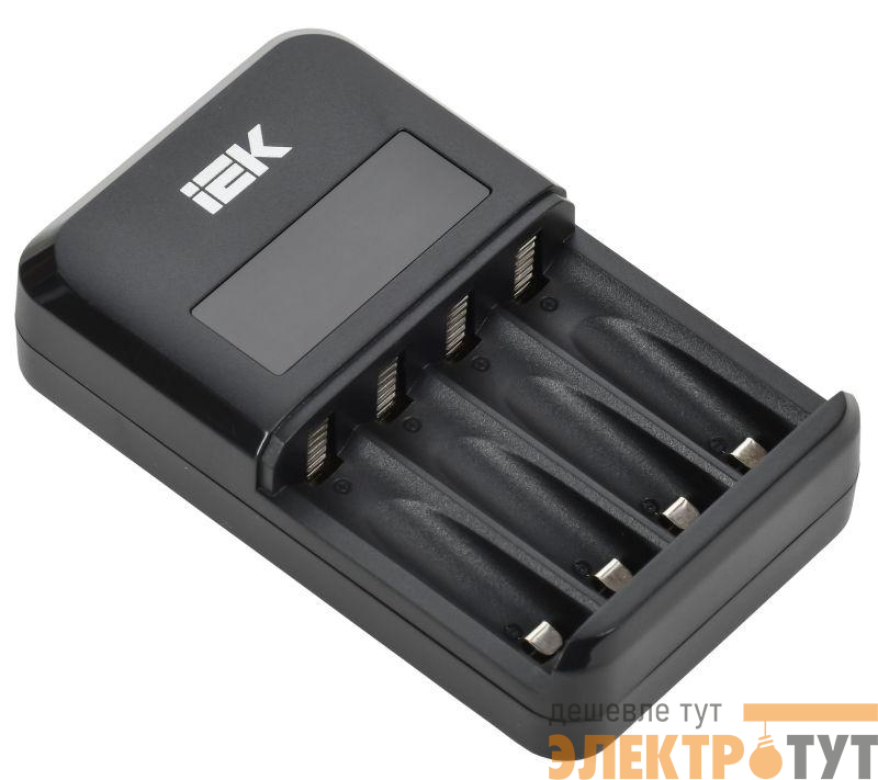Устройство зарядное NiMH/CD 1-4 AA/AAA авто 1800мА LCD IEK ABC11-4-4-ACO-A-180-LCD