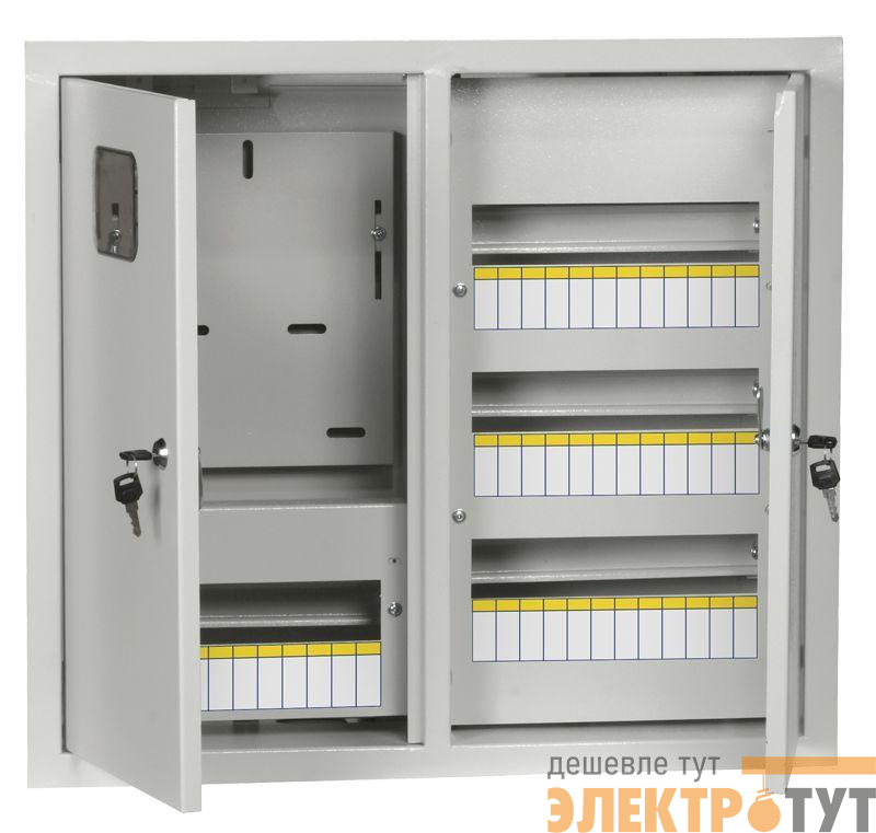 Корпус ЩУРв-3/48 TITAN 550х610х165мм IP31 метал. IEK MKM35-V-48-31-ZO