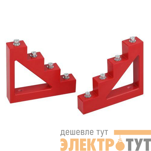 Изолятор шинный ступенчатый NO-224-160 ИС4-40 М8 с болтами 12кВ Эра Б0065657