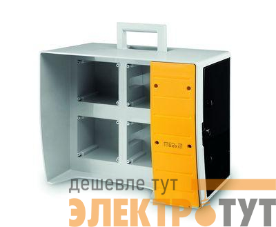 Корпус MBOX2 на 16 модулей и 4 поста с основанием 136х125мм DKC DIS6560024