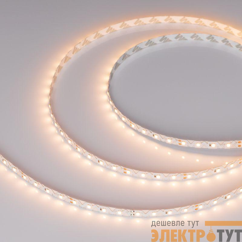 Лента светодиодная RZ-A80-8mm 24V Warm 2700К 8Вт/м IP20 2835 (уп.5м) Arlight 046016