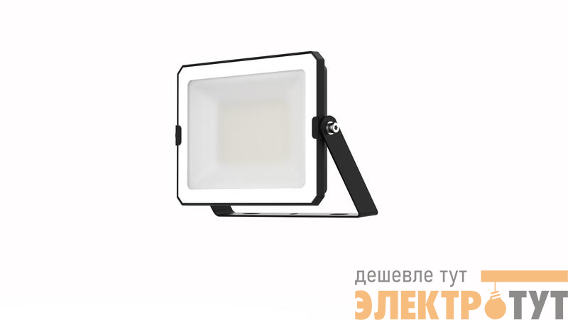 Прожектор светодиодный СДО FL ECO 30W 740 G4 уличный матов. стекло алюм. черн. LEDVANCE 4099854400070
