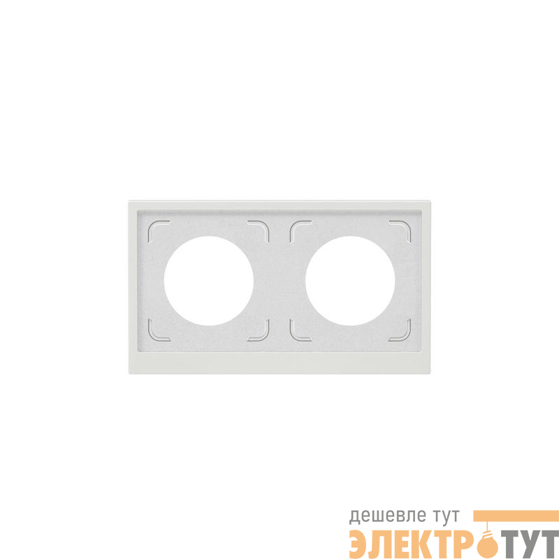 Рамка 2-м KANT IP44 бел. песок DKC 7010944