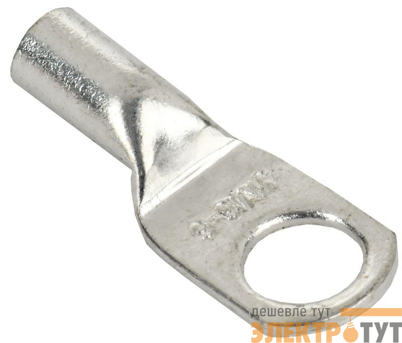 Наконечник медный луженый JGA-6-6 (ТМЛ) (уп.5шт) IEK UNP10-31-O-006-006-05