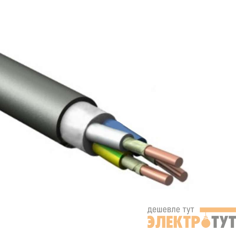 Кабель ВВГнг(А)-FRLS 5х10 ОК (N PE) 0.66кВ (м) Кабэкс ТХМ00373482