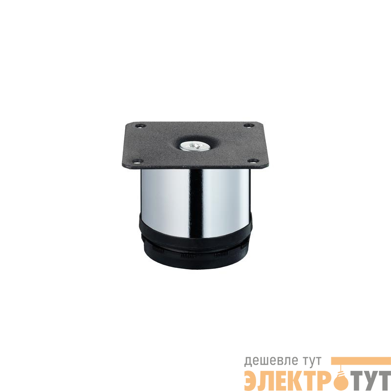Ножка круглая регулируемая сверху d50х50мм метал. хром Tech-Krep/Zitar 148551