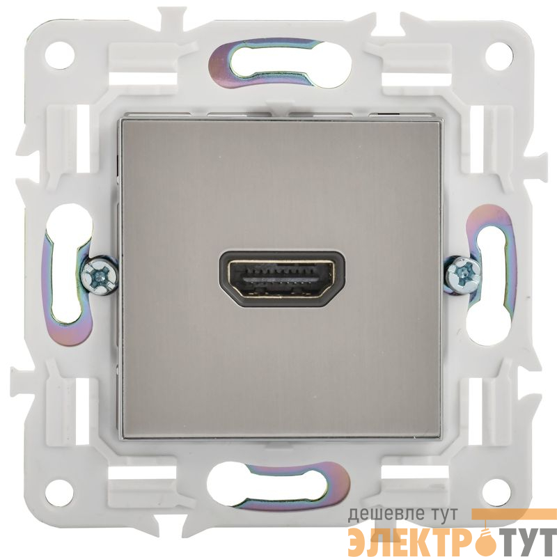 Розетка HDMI SKANDY SK-H01N никель IEK SK-H10-K50