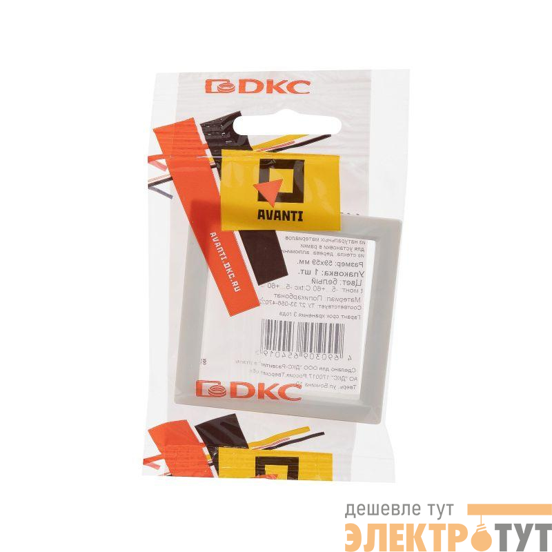 Вставка декоративная 1-м 2мод. Avanti для рамок из натуральн. материалов бел. DKC 4400822D