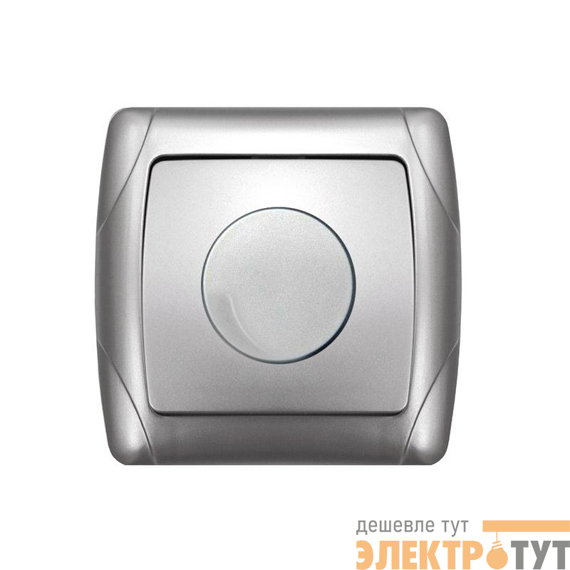 Светорегулятор СП 500Вт Маргарита серебр. UNIVersal М0101-S