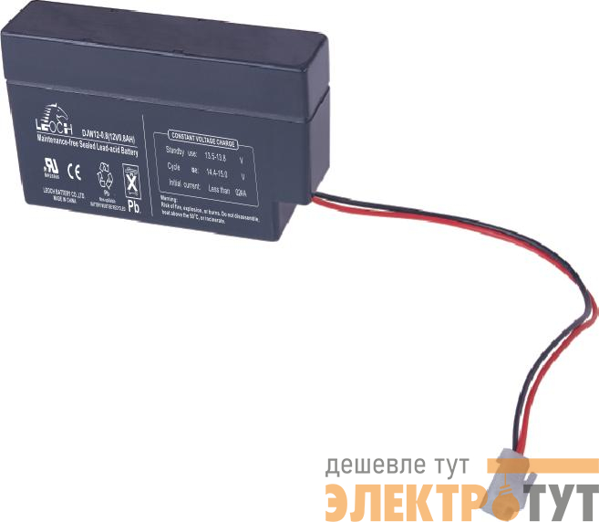 Аккумулятор 12В 0.8А.ч LEOCH DJW12-0.8 LEOCH