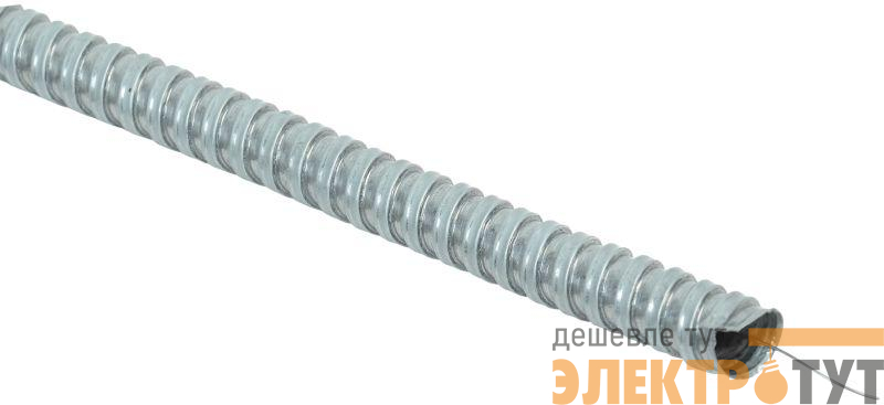 Металлорукав Р3-ЦХ-10 d10мм с протяжкой (уп.100м) IEK CMP18-010-K00-100