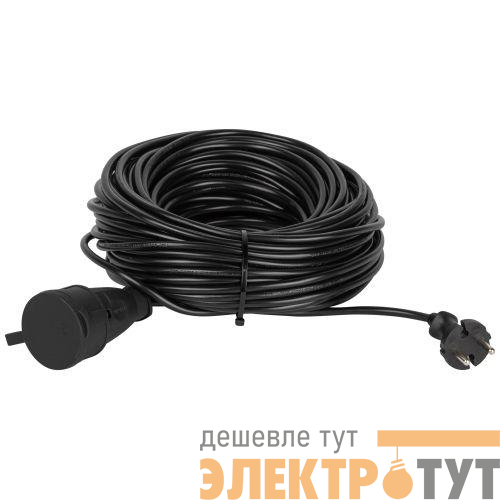 Удлинитель-шнур 1х0м без заземл. ПВС 2х0.75 GREEN LINE BUH-6-30m Эра Б0065143