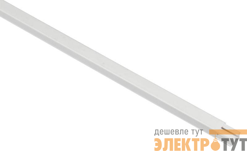 Кабель-канал 1-секц. 20х12.5 L2100 пластик DLPlus без перегородки бел. ИЭК Leg 030008