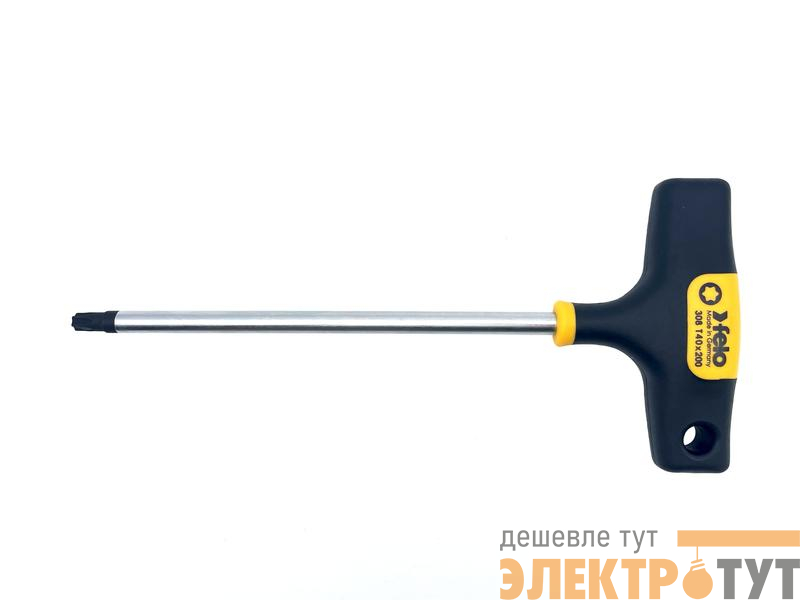 Ключ Т-образный TX40 стержень 200мм FELO 30840760