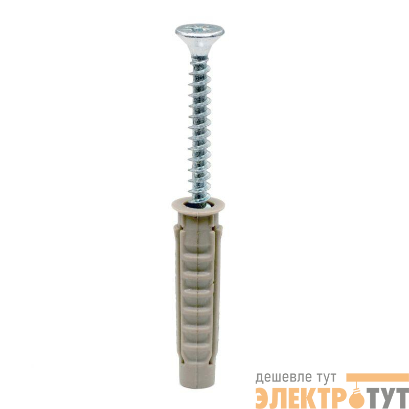 Саморез 4х30мм с дюбелем V5 (уп.100шт) DKC CM06521