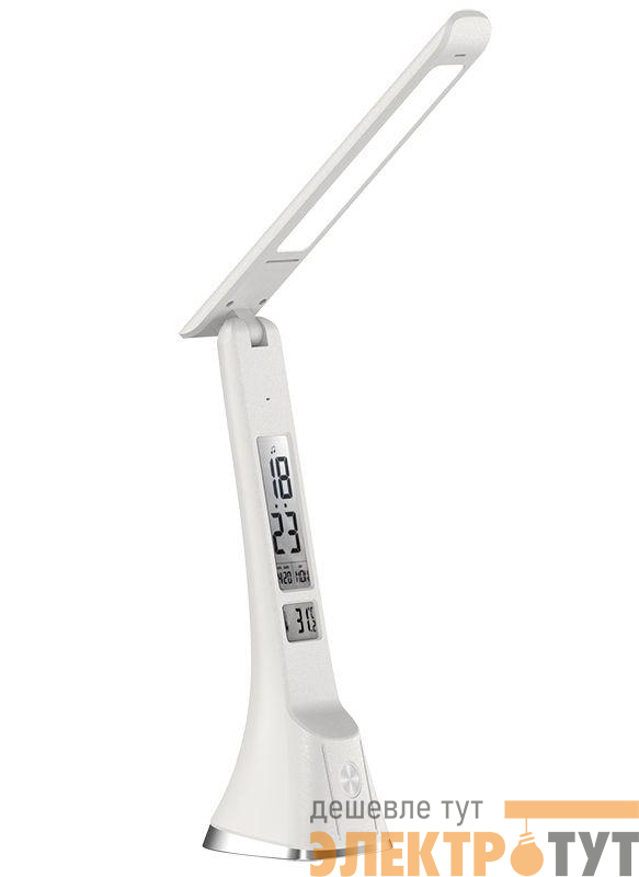 Светильник светодиодный настольный UF-821 C01 7Вт дисплей смена цвет. темп кожа бел. Ultraflash 15178