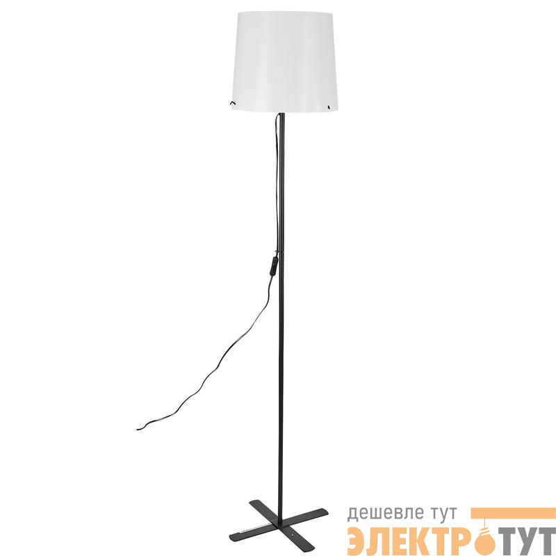 Торшер напольный UML-T510 E27 BLACK/WHITE под лампу Е27 60Вт черн./бел. ТМ Uniel UL-00010193
