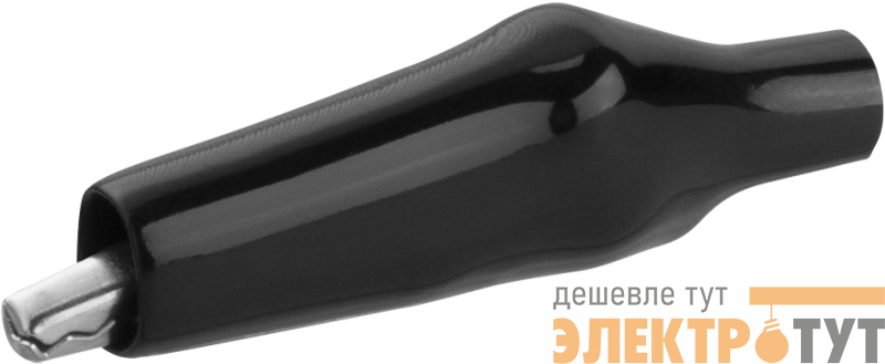 Зажим "крокодил" 5А 80 871 OAC-5A-40-B25 черн. ОНЛАЙТ 80871