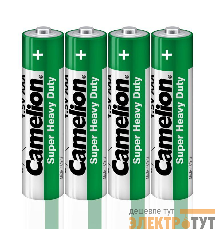 Элемент питания солевой AAA/R03 1.5В R03P-SP4G SR-4 (уп.4шт) Camelion 1659