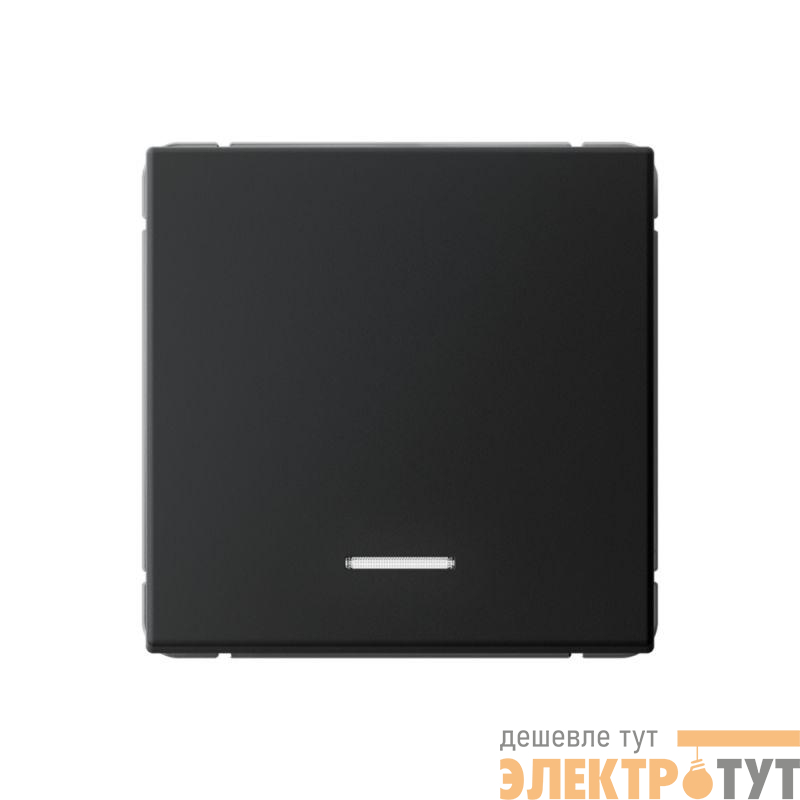 Выключатель 1-кл. ArtGallery 10AX с подсветкой быстрозажим. клем. механизм карбон SE GAL001013S