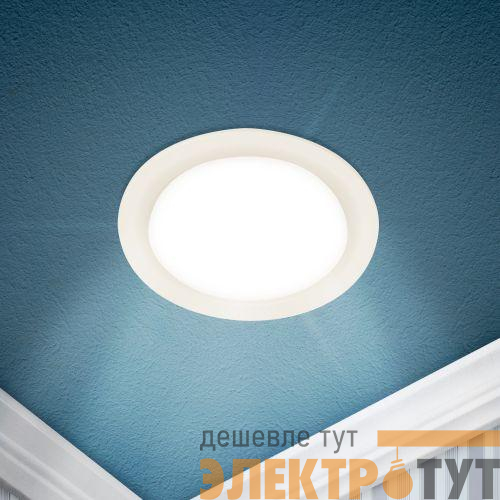Светильник светодиодный LED 17-9-6K 9Вт 6500К встраив. круглый ЭРА Б0057437