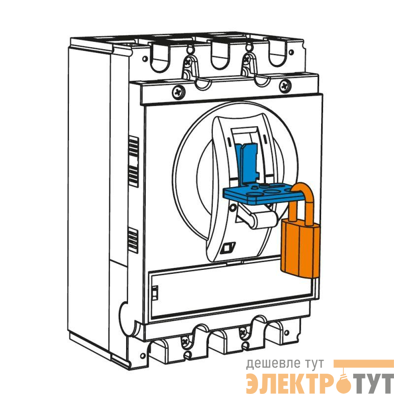 Блокировка рукоятки в отключенном состоянии PLL T400-T630 КЭАЗ 361179