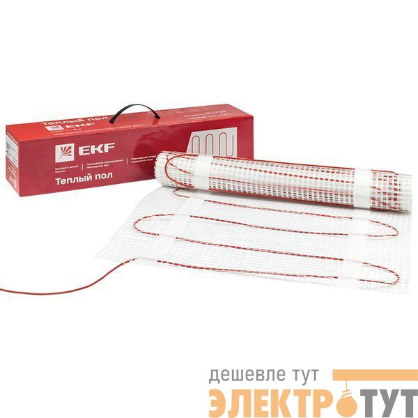 Комплект "Теплый пол" (мат) двухжил. 900Вт 6кв.м "Уют" PROxima EKF nm2-900-6