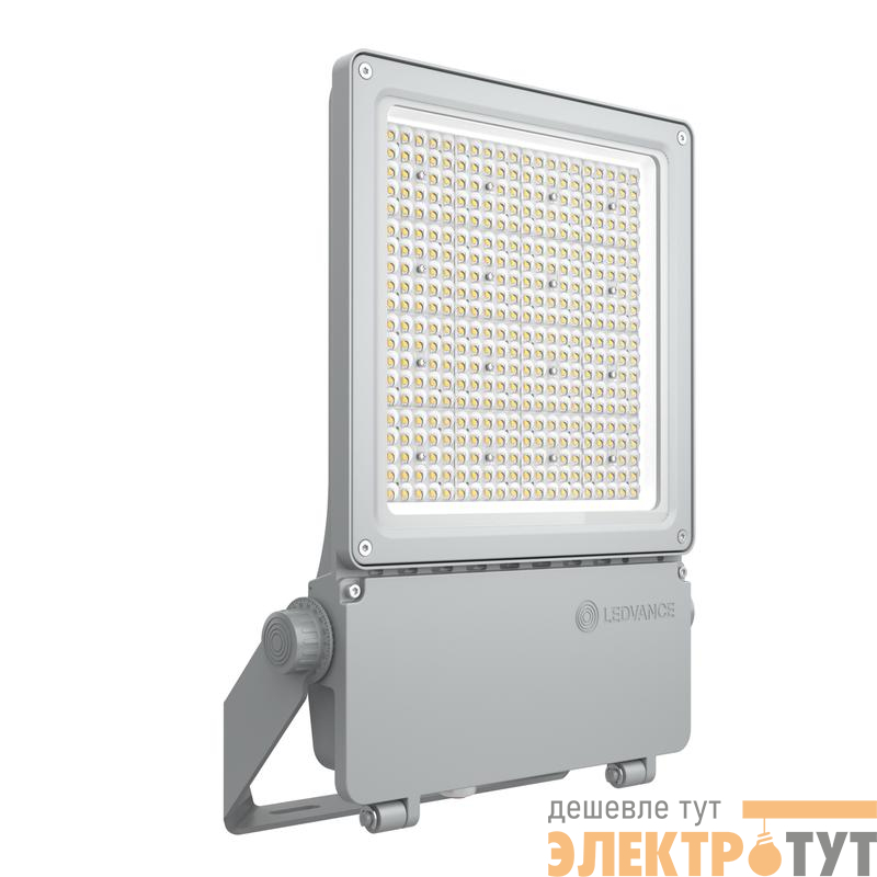 Прожектор светодиодный ДО 180Вт 4000К 28000лм 60град. асимметричный сер. LEDVANCE 4099854373565