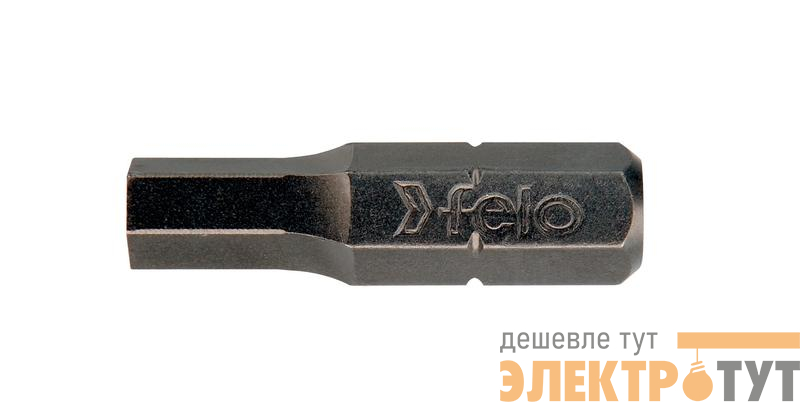 Бита шестигранная 25мм Industrial 6мм (блист.2шт) FELO 02460036