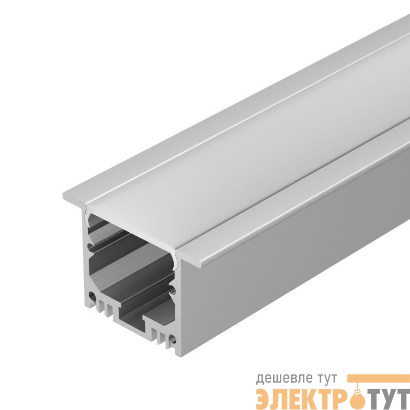 Профиль SL-LINIA49-F-2500 ANOD+OPAL L2500 с экраном алюм. Arlight 020469