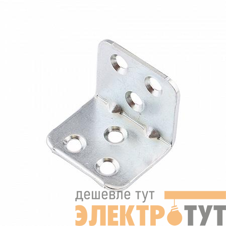Угол мебельный широкий 40х40х30х2.0 цинк Tech-Krep/Zitar 141953