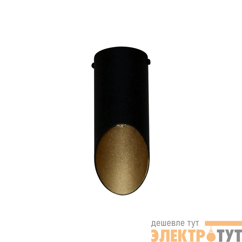 Светильник "Соната" 111 НПБ 01-25-101 G9 [ИМ] потолочн. черн./зол. Элетех 1005405287