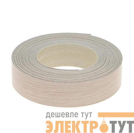 Лента кромочная меламиновая с клеем 19мм ясень шимо свет. (уп.5м) Tech-Krep/Zitar 130242