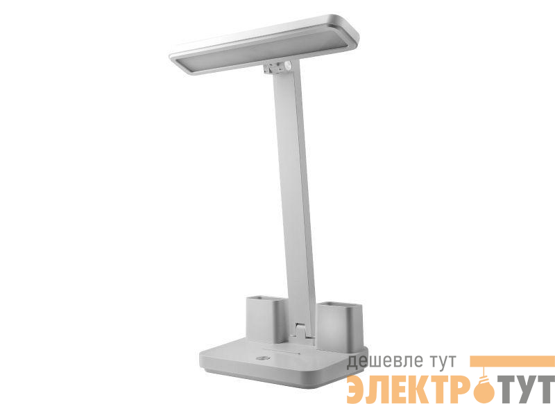 Светильник светодиодный настольный UF-814 C01 9Вт аккум. димм. смена цвет. темп. бел. Ultraflash 15167