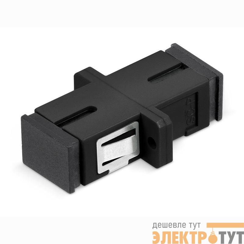 Соединитель проходной SC-SC SM для одномод. кабеля simplex черн. Cabeus 10596c
