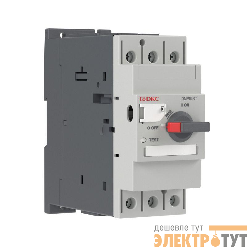 Выключатель автоматический защиты двигателя YON DMP63RT с уставкой 52-63A 3P 50кА YON DMP63RT-0063